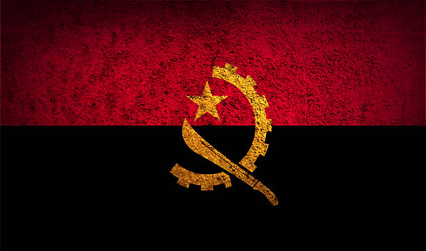 istock Flag of Angola with old texture. 473378940