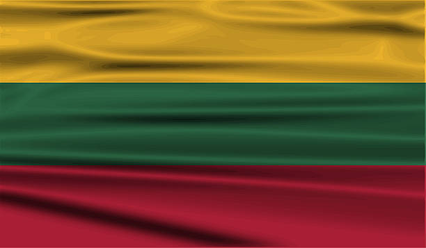 istock Flag of Lithuania with old texture. 473413362