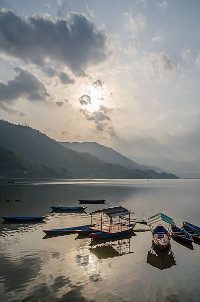 istock Fewa lake at sunset , Pokhara , Nepal 473416022