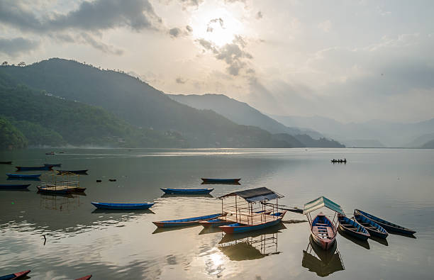 istock Fewa lake at sunset , Pokhara , Nepal 473417094