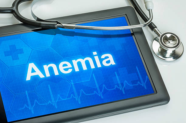 istock Tablet with the diagnosis Anemia on the display 473418800