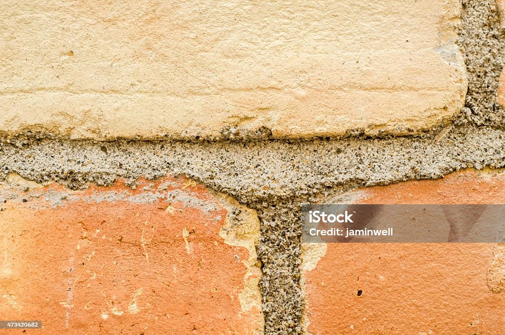 red clay bricks close up 2015 Stock Photo