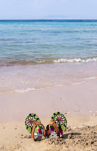 sea and beach slippers