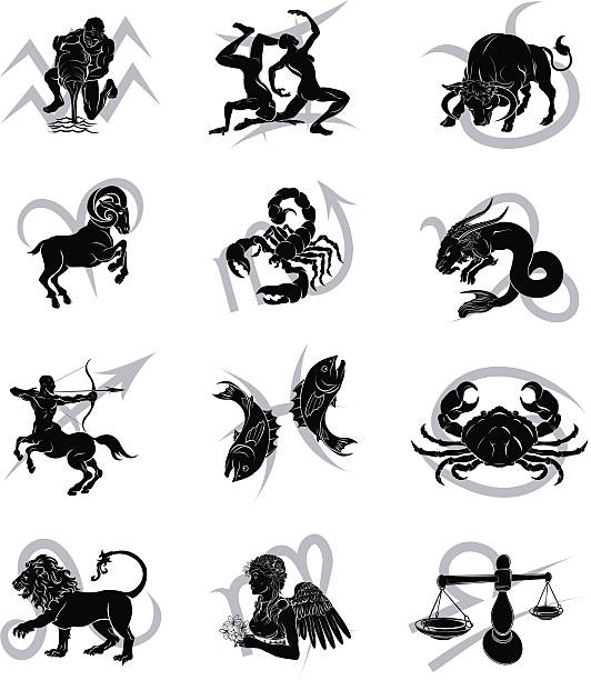 Zodiac Horoscope Astrology Signs Stock Illustration - Download Image Now -  Astrology Sign, Animal, Scorpion - iStock