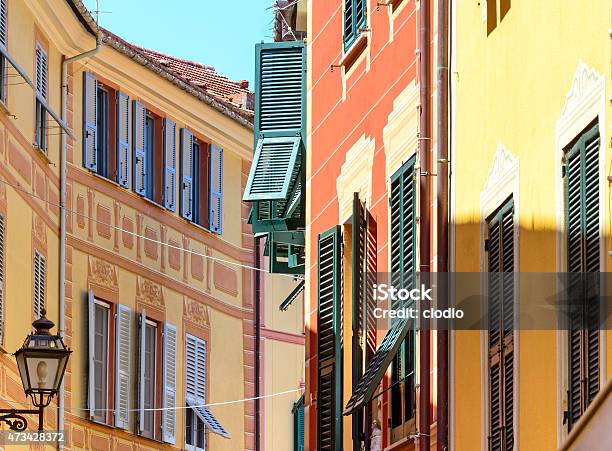 Sestri Levante Stock Photo - Download Image Now - 2015, Architecture, Blue