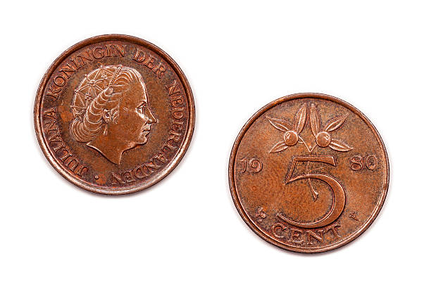 istock Five cents coin Netherlands 1980 473430930