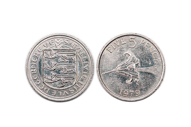 istock Five pence coin from Guernsey 1979 473431464