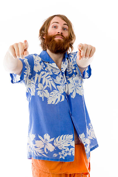 istock model isolated on plain background fingers pointing to camera 473433946