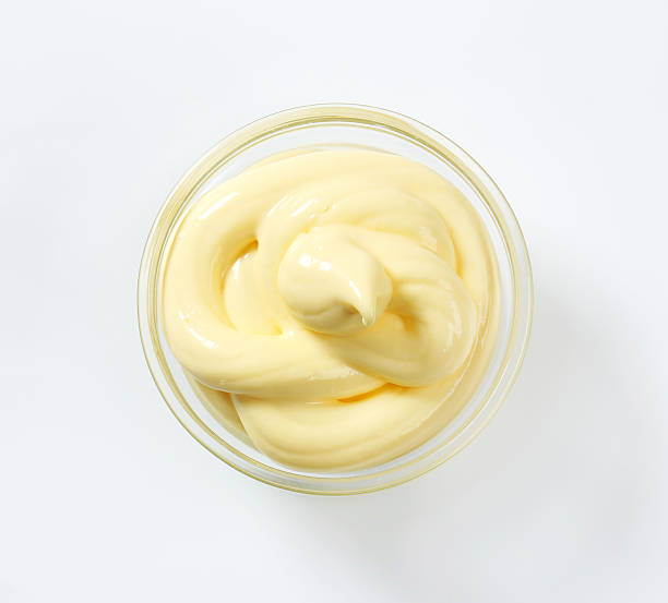 istock Bowl of mayonnaise salad dressing 473441334