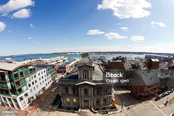 Portland Maine Old Port Stock Photo - Download Image Now - Portland - Maine, Old Port, Maine