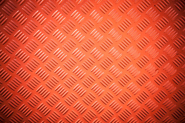 textura de aço vermelho. - table toughness steel pattern imagens e fotografias de stock