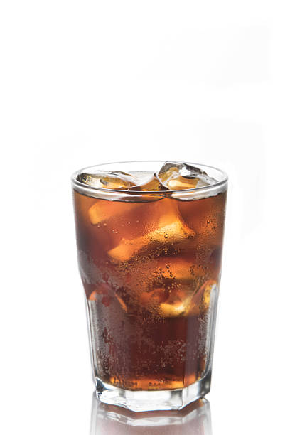 istock Glass of cola with ice 473454722
