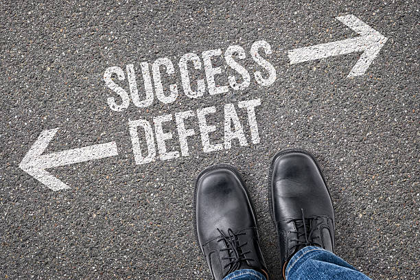 istock Decision at a crossroad - Success or Defeat 473460558