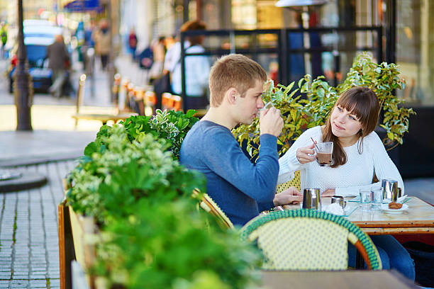 istock Young romantic couple having a date 473462516