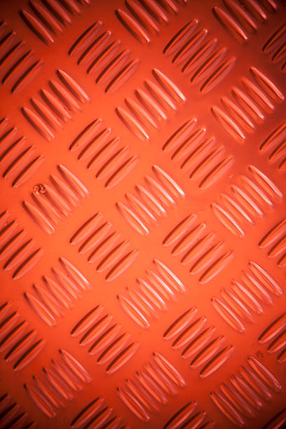 красный стальной текстуру. - table toughness steel pattern стоковые фото и изображения