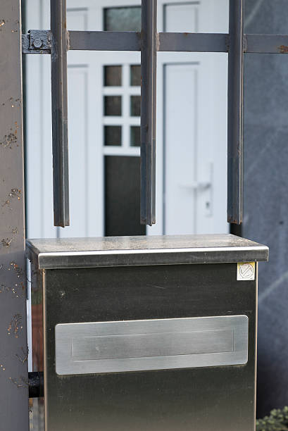 istock Post Box, mailbox at home entrance 473481756