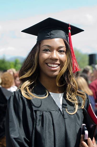 istock Black Female College Graduate 473486682
