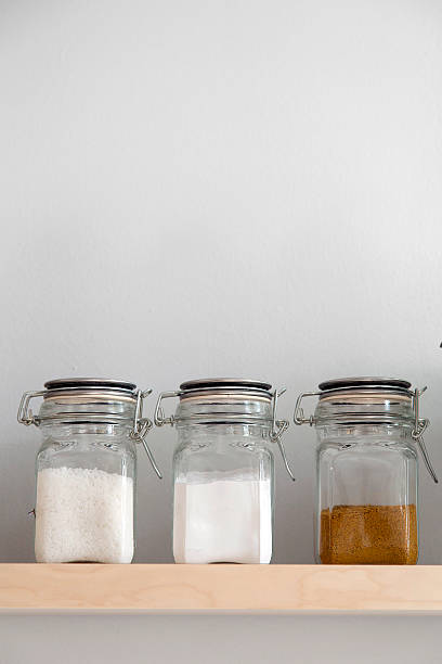Salt,flour and brown sugar