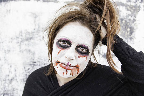 istock Strange and crazy girl 473487322