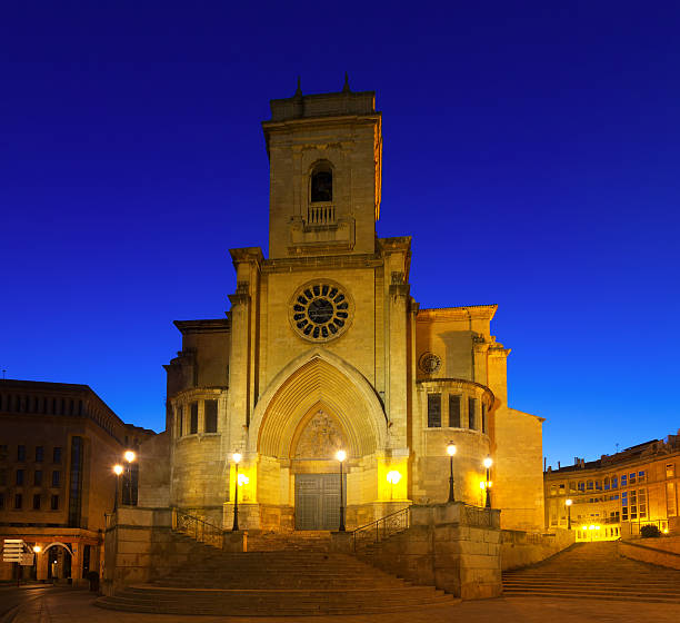 istock Evening view of  Albacete Cathedral 473495778