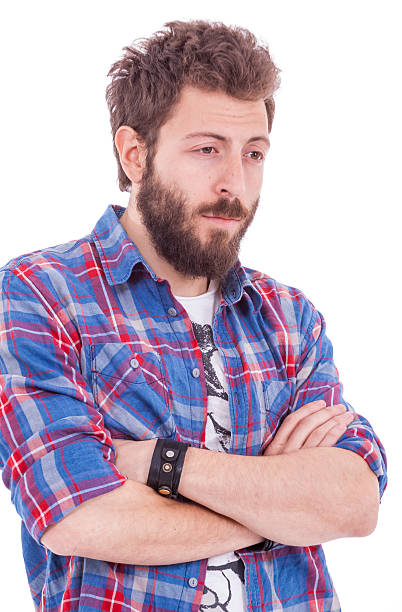 istock Men in plaid shirt 473496464