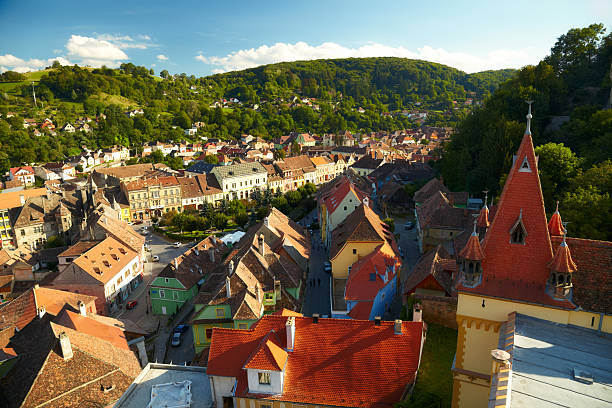 istock View of Sighisoara, Romania 473497610
