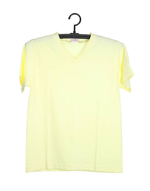istock t-shirt on hanger isolated on white 473502882