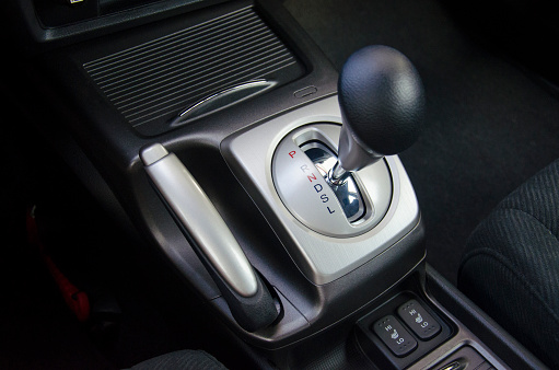 Colored automatic gearshift stick