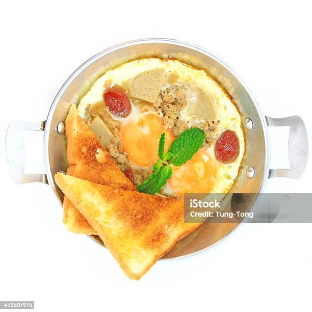 Bread And Eggs Stock Photo - Download Image Now - Breakfast, Cafe, Cooking