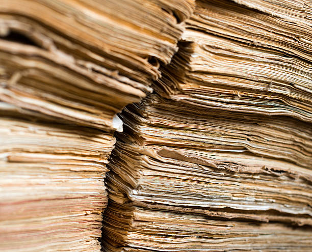 istock Old paper documents in the archive 473508894