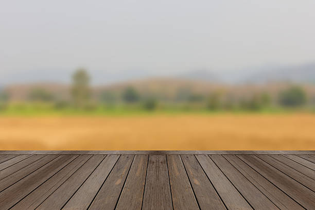 istock wood terrace and natural background 473512092