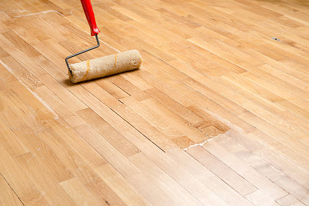 istock Varnishing Parquet with Copy Space 473513240