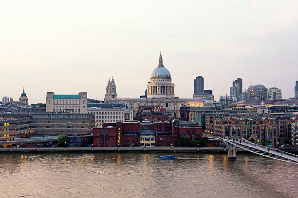 St Paul's Cathedral in London at night