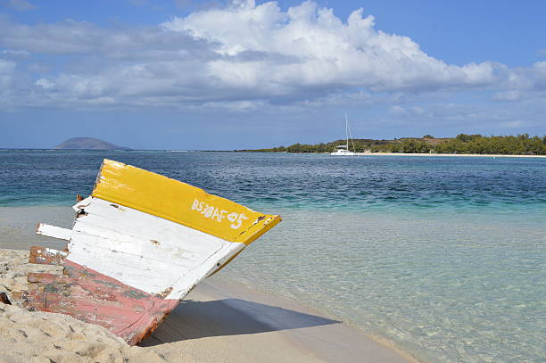 istock flat island, mauritius island 473517476