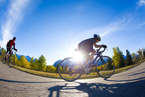 istock Father and Son Road Biking 473528184