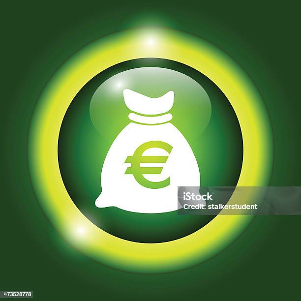 Money Bag Icon Stock Illustration - Download Image Now - 2015, Abundance, Backgrounds