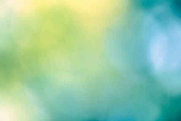 Dreamy Bokeh Background - Green & Blue
