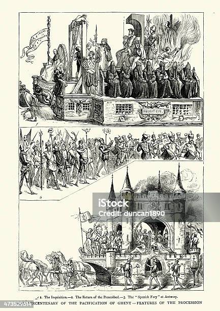 Tercentenary Of The Pacification Of Ghent Stock Illustration - Download ...