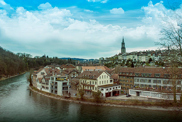 istock Panoramic view on the magnificent old town of Bern 473532232