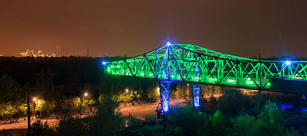 istock landschaftspark duisburg germany crane illuminated at night 473539052