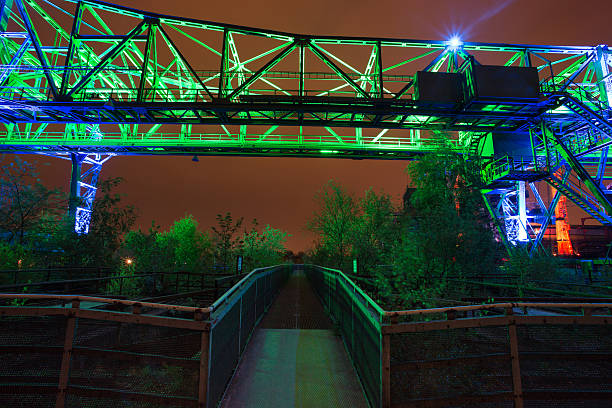istock landschaftspark duisburg germany crane illuminated at night 473539058
