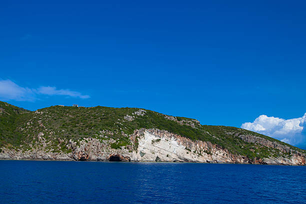 istock Blue caves on Zakynthos island 473550944