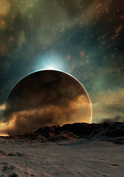 istock Digital 3D Illustration of a Space Scene 473556530