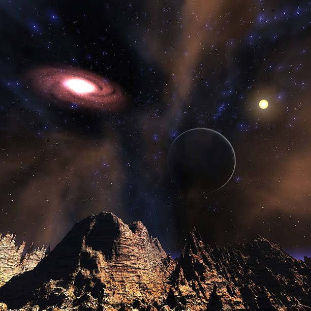 istock Digital 3D Illustration of a Space Scene 473556544