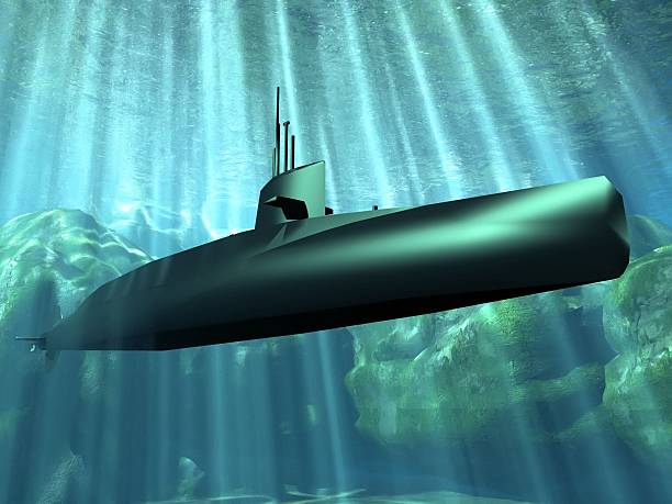 istock the submarine under the water 473557850