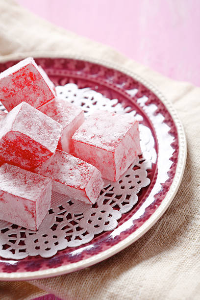 istock Turkish sweet candy on a plate 473557878
