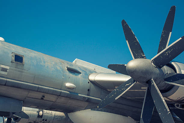 istock Engine of an old airplane 473558136