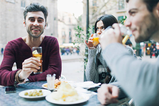 istock Friends making a toast in Barcelona. 473558694