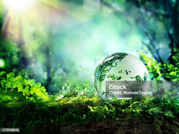 Saubere Grüne Erdeumweltkonzept Stockfoto und mehr Bilder von Globus - Globus, Nachhaltige Entwicklung, Umweltschutz