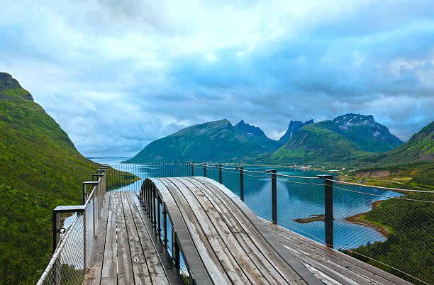 istock Summer Ersfjord night view (Norway, Senja). 473563602